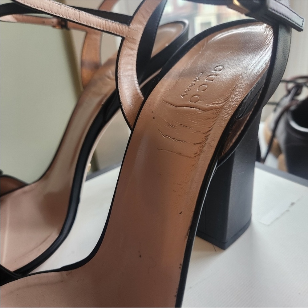 Gucci Marmont block Heels - Picture 5 of 10